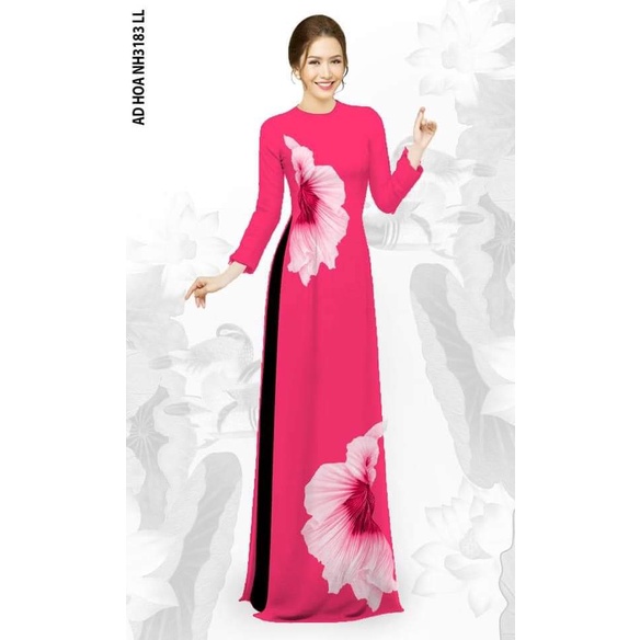 ÁO DÀI HOA EO CHE KHUYẾT ĐIỂM