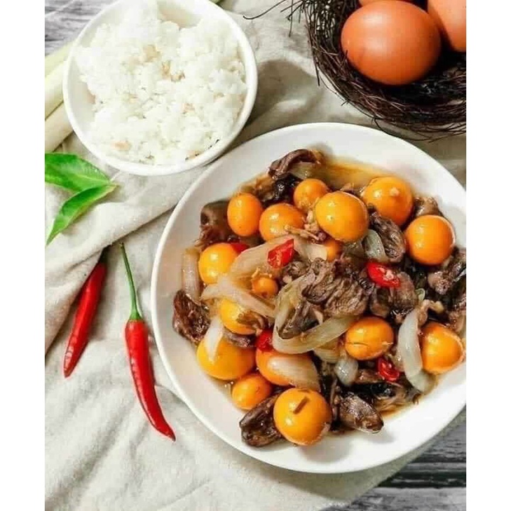 Trứng gà non hộp 500gr