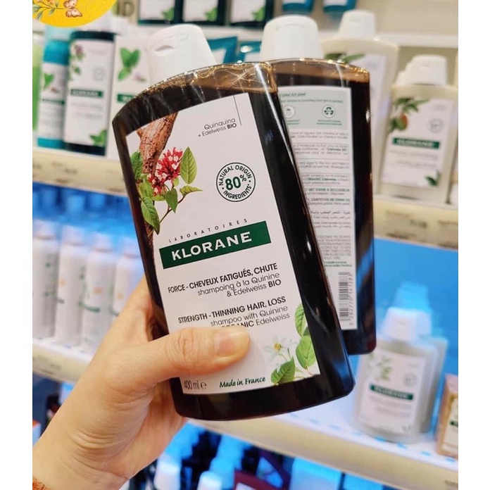 Dầu Gội Klorane 400ml Làm Dày Tóc
