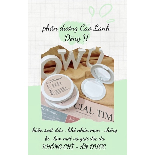 Phấn Bột Dưỡng Da Cao Lanh Đông Y - Bộ Sản Phẩm Làm Đẹp | Thefaceholic.Com