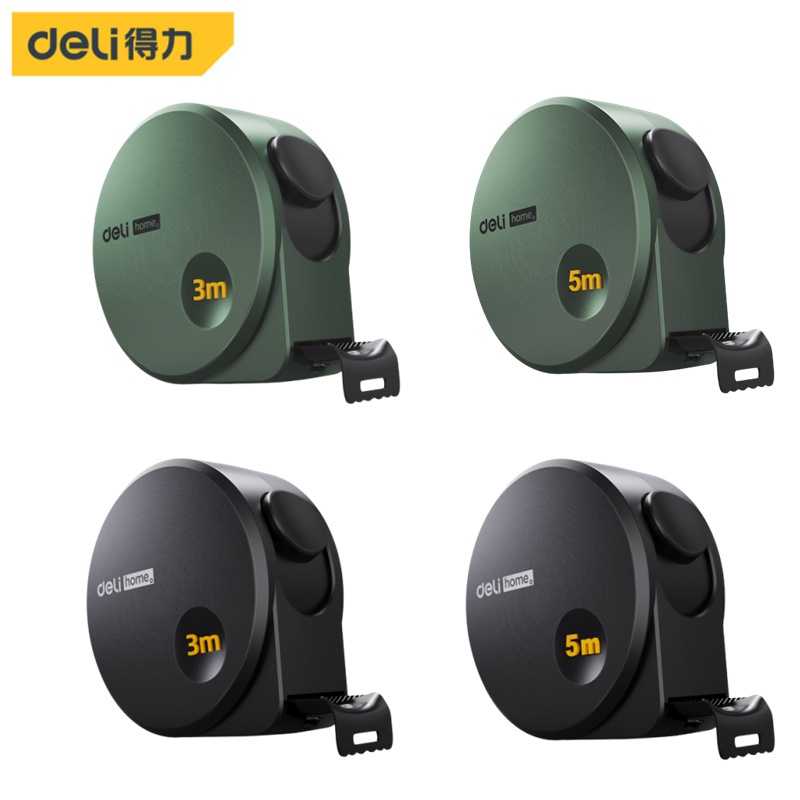 🚚Việt Nam gửi🚚Thước Dây Bằng Thép Màu Đen 3 / 5M Đa Năng Tiện Dụng Cho Gia Đình Xiaomi Deli