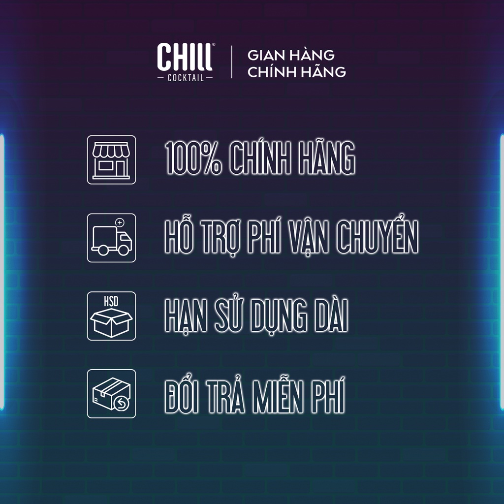 Thùng 24 chai Chill Cocktail vị Việt Quất 275ml/chai