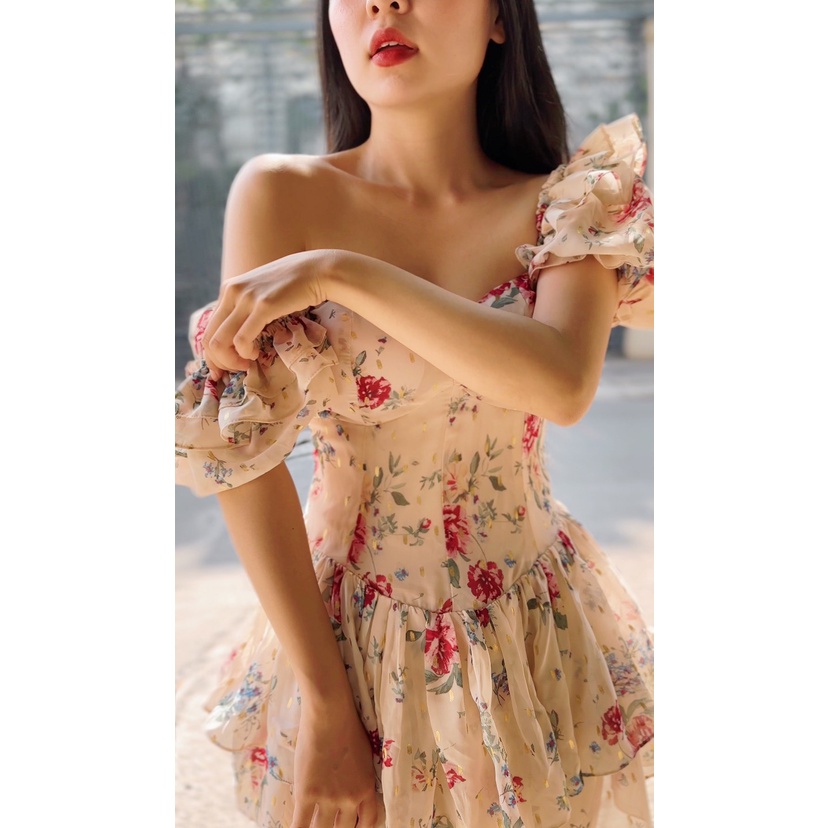 Jumpsuit có mút tay phồng dáng xoè - Miracle Milva Jumpsuit | BigBuy360 - bigbuy360.vn