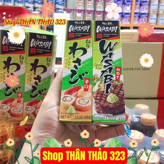 Date T12/2023- MÙ TẠT WASABI MÀU XANH CAY  43g - Hàng Nhập Nội Địa Chính Hãng Nhật Bản 🇯🇵