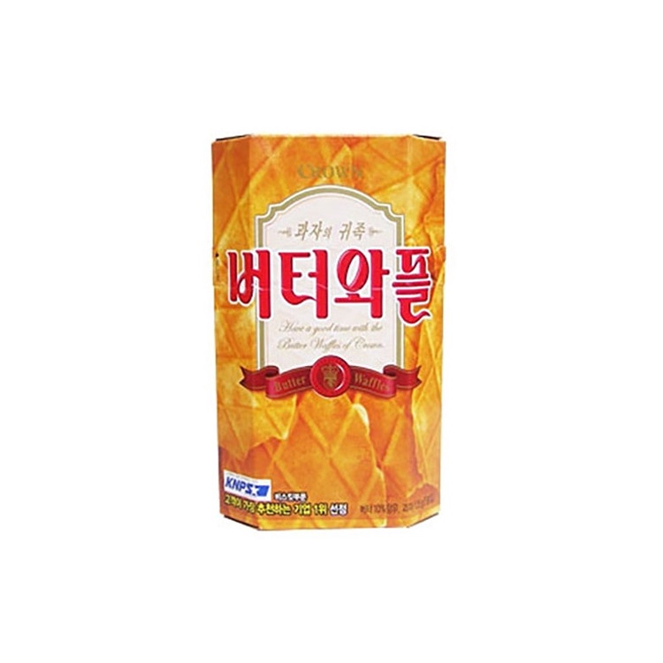 BÁNH BƠ WAFFLES CROWN HỘP 135g