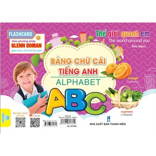 Sách - Flashcard - Thế Giới Quanh Em - Bảng chữ cái Tiếng Anh (Theo phương pháp Glenn Doman) - ndbooks