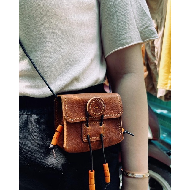 Túi xách da bò thật