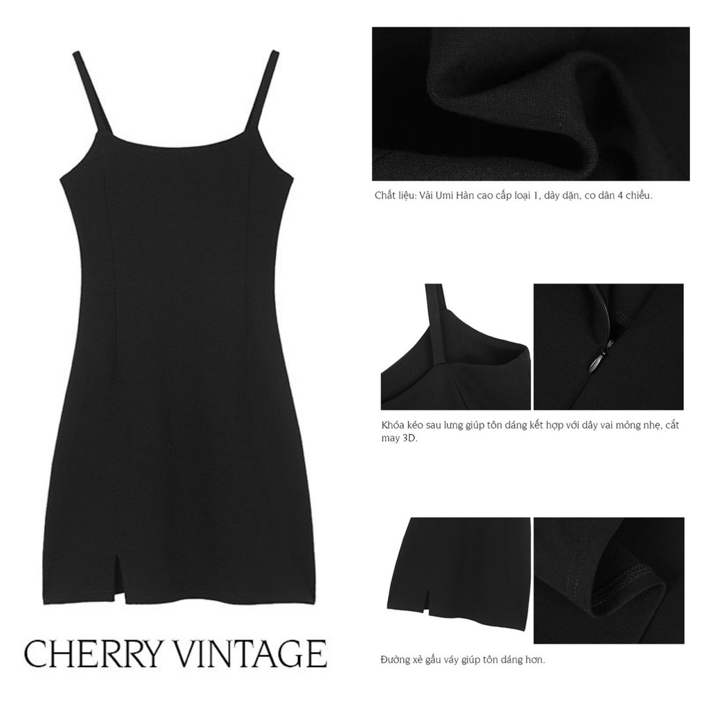 Set áo montoghi dáng croptop form rộng màu tím ,phối cùng váy đen hai dây xẻ một bên đùi, dáng ngắn chất vải umi dày dặn