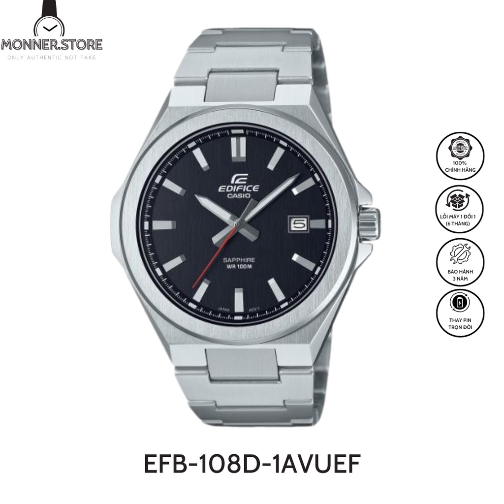 _ Casio EFB-108D-1AVUEF - Đồng hồ Nam - Chính Hãng 100%