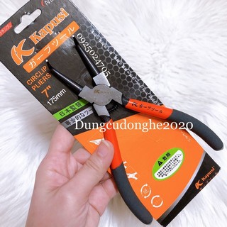Kìm phe kapusi mũi cong bóp vào 7 inch 175mm