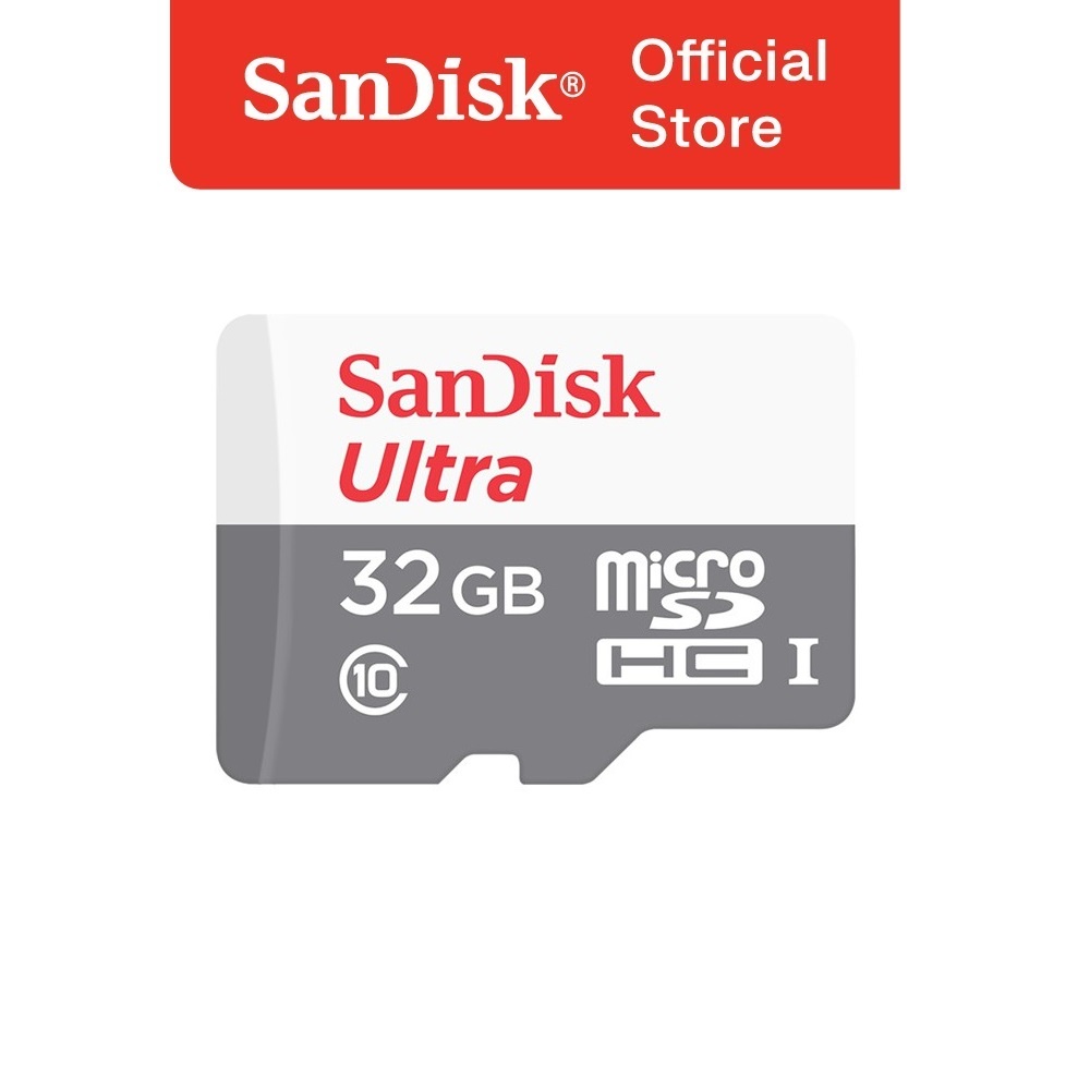 Thẻ nhớ microSDHC Sandisk 32GB upto 100MB/s 533X Ultra UHS-I kèm đèn LED USB