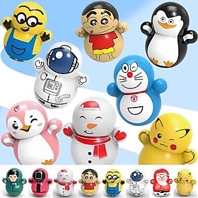Lật đật đồ chơi _ combo 10 lật đật hoạt hình cho bé _ đồ chơi an toàn chất lượng cao