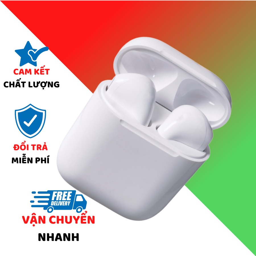 Tai Nghe Bluetooth J12 TWS 5.0 Có Micro Không Dây Nghe Gọi Thanh Sống Động Kết Nối Mạnh Mẽ doraca_store - J12_Trang