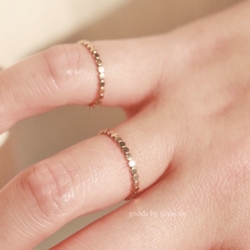 Nhẫn vàng bọc nữ INS Oni / 14K Gold Filled cao cấp thiết kế tinh xảo