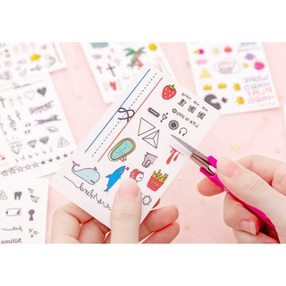 Miếng dán xăm hình cute