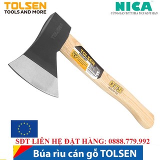 Rìu cán gỗ ( 600g-1250g)  Tolsen 25253, 25254, 25255, 25256