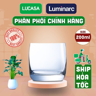 Ly Thủy Tinh Luminarc Vigne 200ml - Loại Thấp L2572 | Phân Phối Chính Hãng
