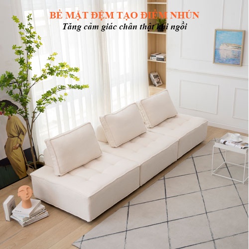 Ghế lười sofa đơn căn hộ nhỏ tatami khối vuông Decor kiểu Ý Piedmont vuông phòng ngủ phòng khách sofa nhỏ | BigBuy360 - bigbuy360.vn