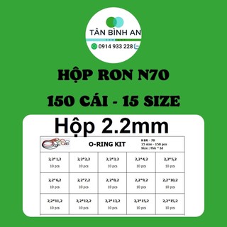 Hộp ron N70 dày 2.2mm vòng đệm cao su chịu dầu chịu nhiệt