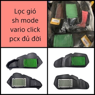 Lọc gió xe sh mode click pcx vario 125 150 2023 2022 2021 2013 2014 2015 2016 2017 2018 2019 2020
