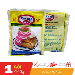 Gói 100gr bột nở làm bánh Kim Nga chất tạo xốp