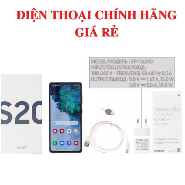 Điện thoại Samsung Galaxy S20 FE 128GB/256GB - Chính hãng nguyên seal - Bảo hành 12 tháng