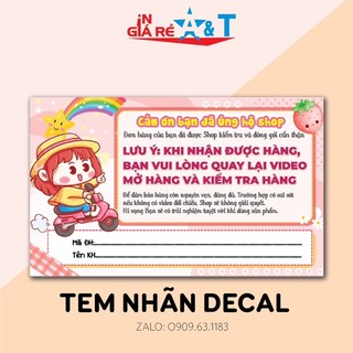 combo 100 Tem dán cảm ơn shipper, NHÃN CÁM ƠN SHIPPER - mẫu 3