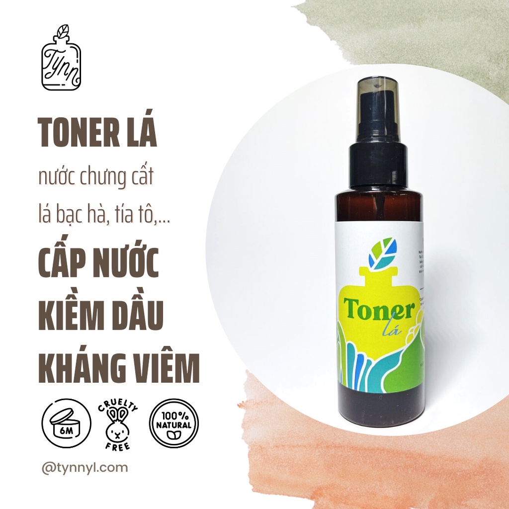 Toner LÁ làm sạch sâu, kiềm dầu, giảm mụn 100ml