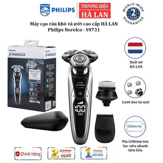 Máy cạo râu khô và ướt cao cấp Hà Lan Philips Norelco S9731 Serial 9800, công nghệ ContourDetect