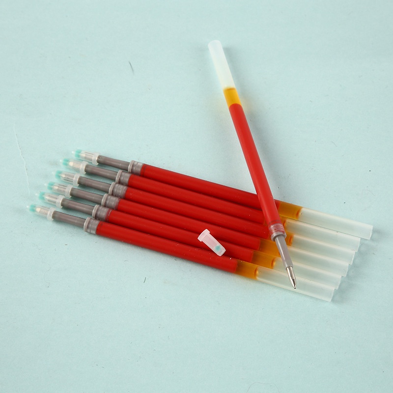 Combo 10 Ngòi bút gel Morandi ngòi 0,5mm ruột bút mực đen, xanh, đỏ dùng thay vào bút lò xo bấm B10 B12 B24 B09