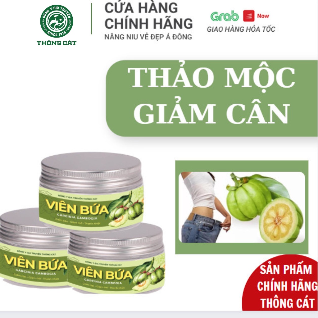 Thảo mộc Detox giảm cân Viên Bứa Đông Y Thông Cát