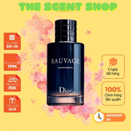 Nước Hoa Sauvage 5ml,10ml,20ml