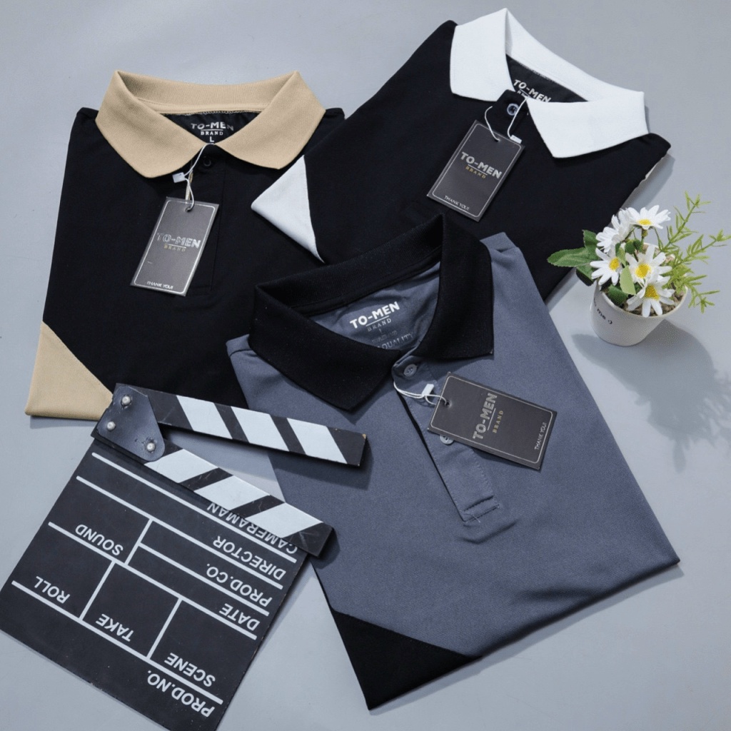 Áo Thun Nam Có Cổ Phối Màu Cao Cấp Vải Cotton Mềm Phong Cách Trẻ Trung NEW UNISEX