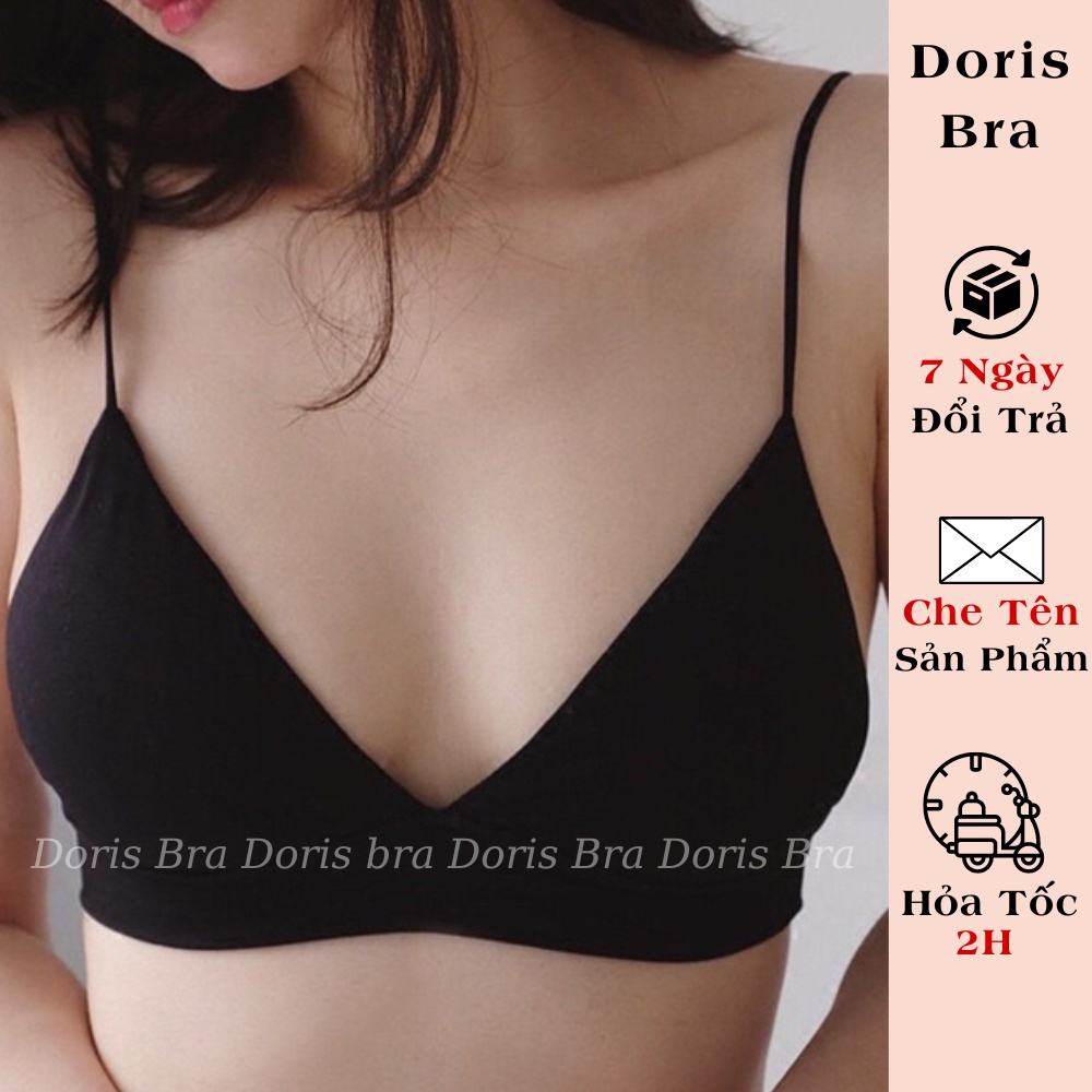 [ĐỦ SIZE]Áo bra cotton BR8886 đệm mỏng ôm ngực co giãn tốt DORIS BRA