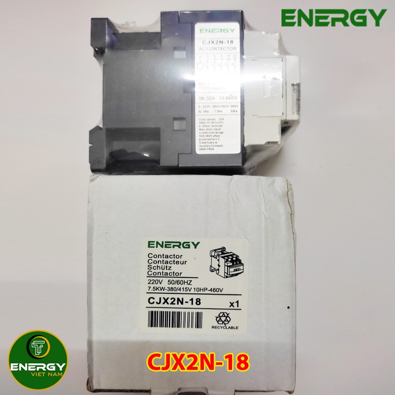 Contactor - Khởi Động Từ 3 Pha - Thiết Bị Điện - Lắp Đặt Tủ Điện - Thiết Bị Điện ENERGY