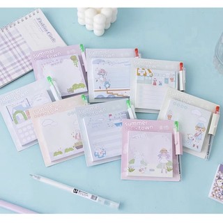 GIẤY NOTE GHI CHÚ + VIẾT  (7,5 x 7,5 cm)