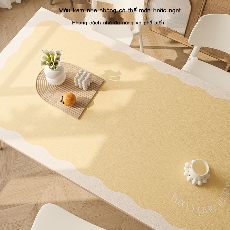 Thảm trải bàn chống thấm nước chống dầu chống bỏng gia đình tối giản hiện đại