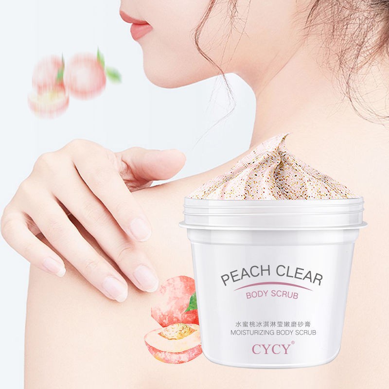 Kem Tẩy Da Chết Heyxi Toàn Thân đào sáng da, Tẩy tế bào chết Body Scrub Peach cải thiện da viêm lông, Moisturizing 200gr | BigBuy360 - bigbuy360.vn