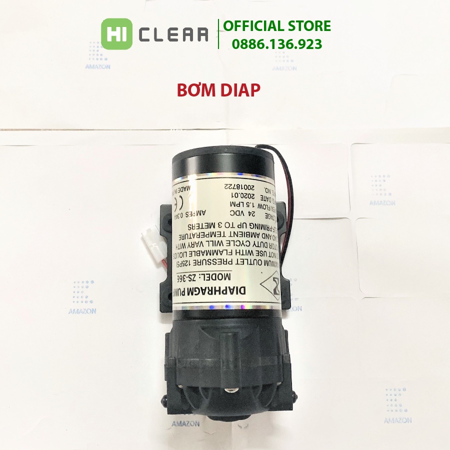 Bơm 8369 máy RO kèm cút, bơm nhập khẩu Đài Loan chính hãng