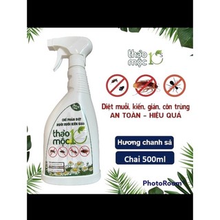MỚI hương Bạc Hà - Thảo Mộc 10s - Trừ Muỗi Kiến Gián, an toàn với trẻ nhỏ, thân thiện môi trường