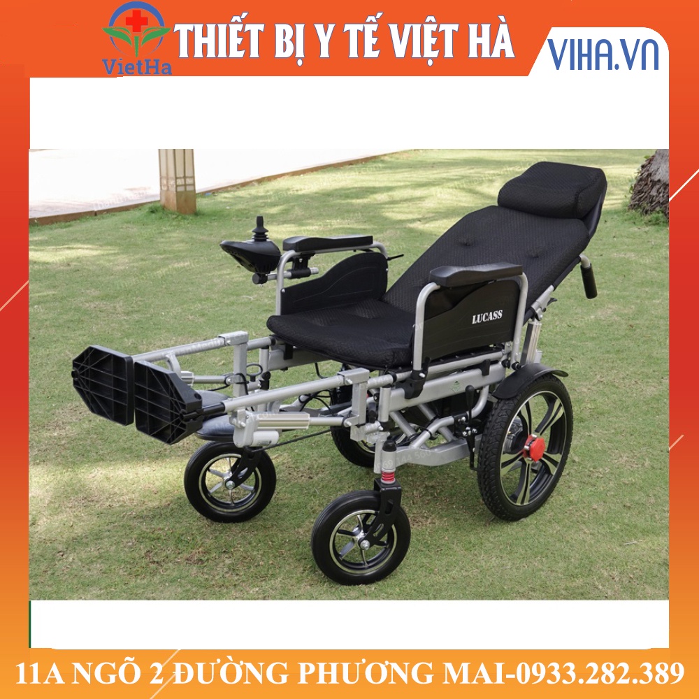 Xe Lăn Điều Khiển Điện Cao Cấp LUCASS JAZZ S50 HÀNG CHÍNH HÃNG