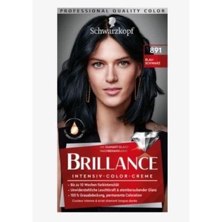 Nhuộm tóc schwarzkopf 891 Đức màu đen ánh xanh