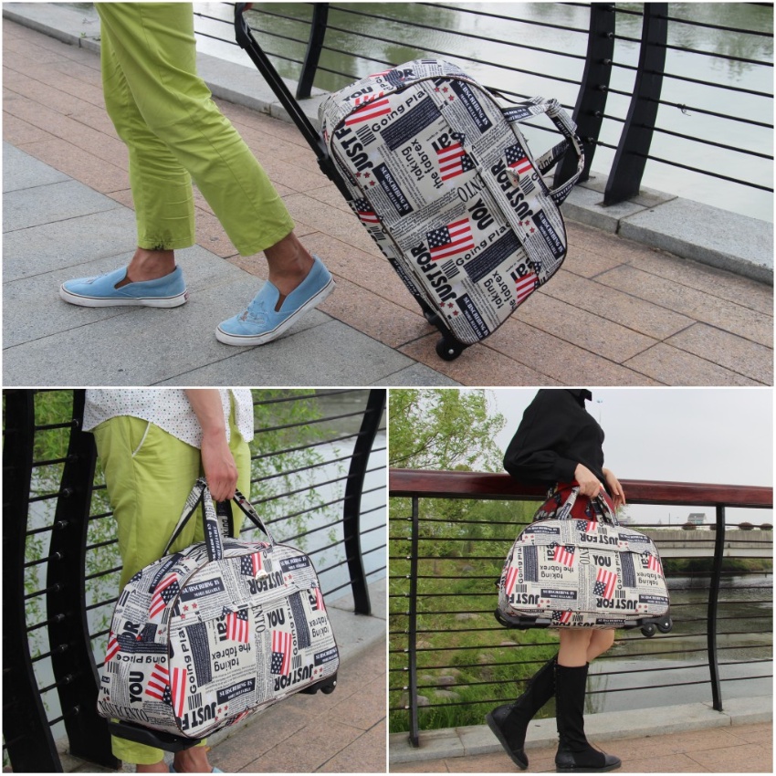 Túi xách du lịch, túi kéo du lịch có bánh xe 20inch chất liệu vải dù chống thấm nước cao cấp với nhiều màu sắc TT006