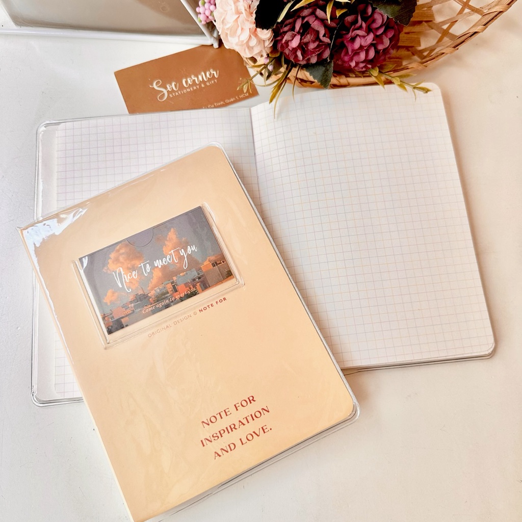 Sổ Note For bìa nhựa dẻo Inspiration and Love