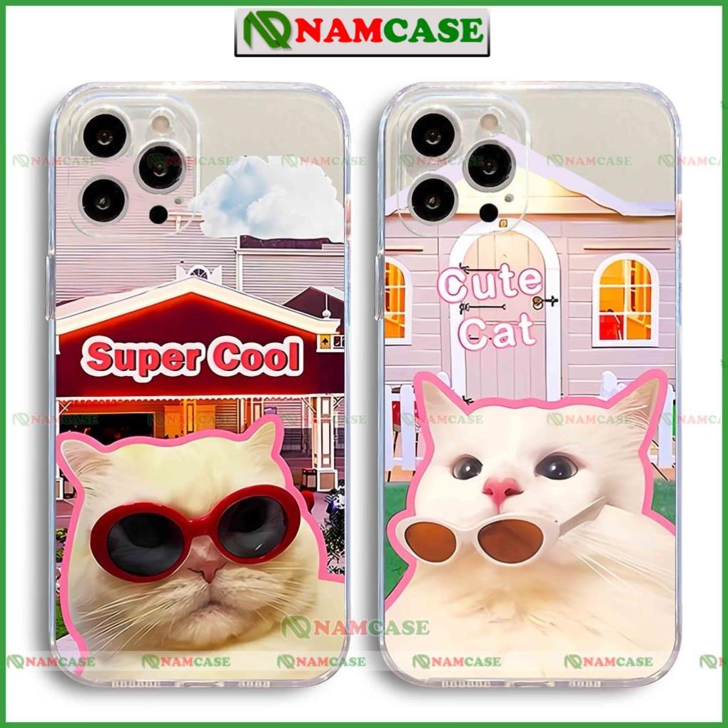 Ốp lưng iphone cặp đôi hoạt hình độc lạ chó mèo ngộ nghĩnh dễ thương đẹp cho ip 6/6s/7/8/X/XS/11/12/13/14 Pro Plus Max