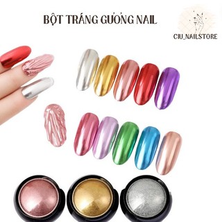 Bột tráng gương nail trang trí móng nhiều màu - hũ lẻ CIU_NAILSTORE