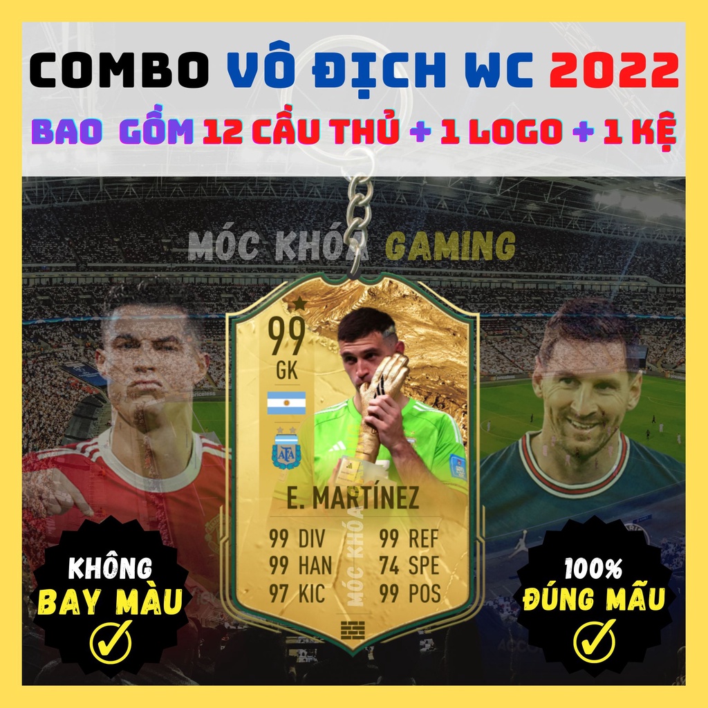 Móc Khóa Nhà Vô Địch WC 2022