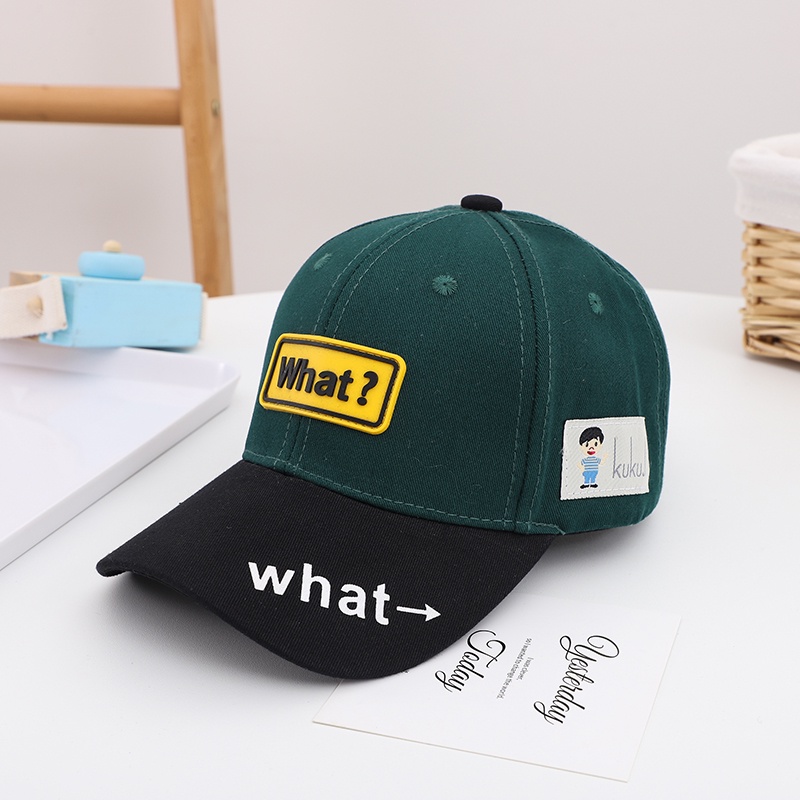 Mũ What xanh lá, xanh biển cho bé 3 đến 8 tuổi