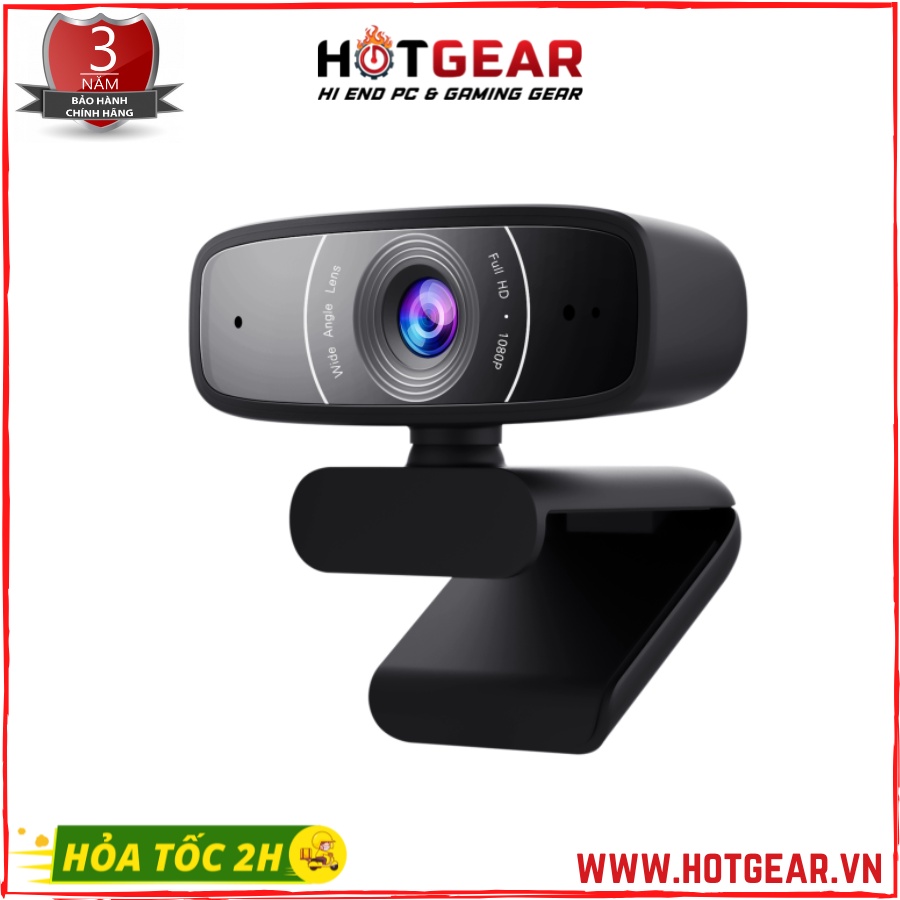 Webcam Asus C3 Full HD 1080P mới chính hãng