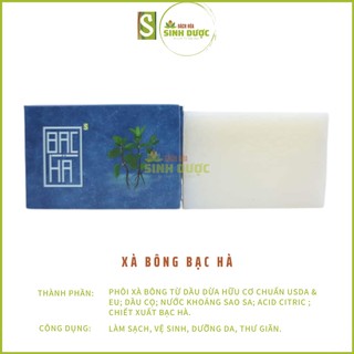 Xà bông bạc hà sinh dược- thơm mát, sạch